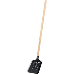 Совковая лопата с ребрами жесткости ЗУБР ПРОФИ-5, ЛСП, деревянный черенок, 1450 мм / 39457